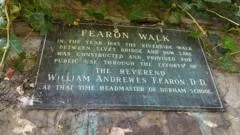 Plaque Found During Litter Pick Identifies City Walk