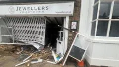 Shop Owner Shaken After Van Collision