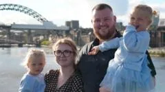 Young father seeks support after twin birth